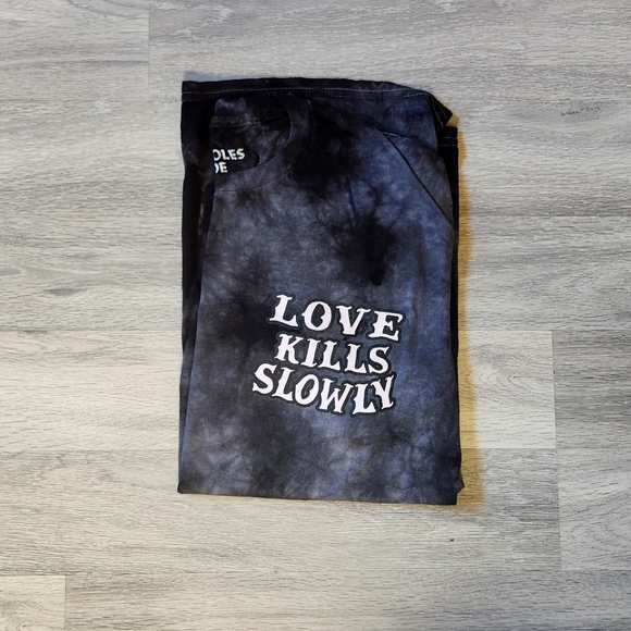 Brand new Alf love kills slowly t shirt medium acid wash - Picture 2 of 4